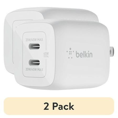 (2 pack) Belkin 45W Dual...
